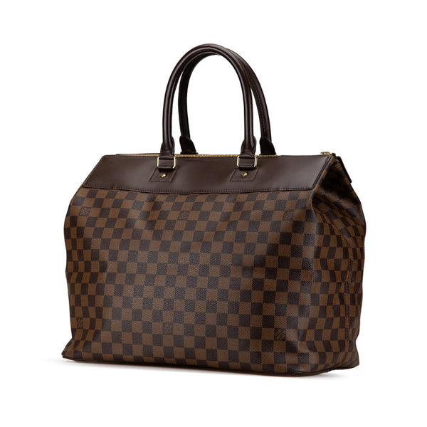 ルイ ヴィトン ダミエ グリニッジPM ボストンバッグ Ｎ41165 ブラウン PVC レザー レディース LOUIS VUITTON 【中古】