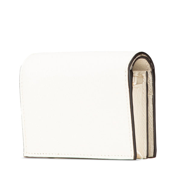 グッチ × adidas アディダス ホースビット ショルダーウォレット 2つ折り財布 702248 ホワイト ブラック レザー レディース GUCCI 【中古】