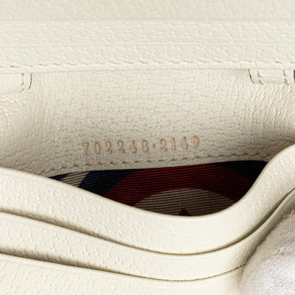 グッチ × adidas アディダス ホースビット ショルダーウォレット 2つ折り財布 702248 ホワイト ブラック レザー レディース GUCCI 【中古】