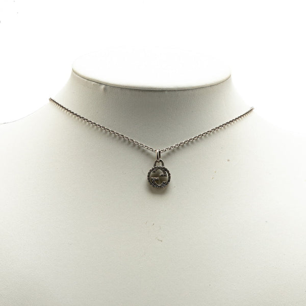 グッチ インターロッキングG ネックレス SV925 シルバー レディース GUCCI 【中古】