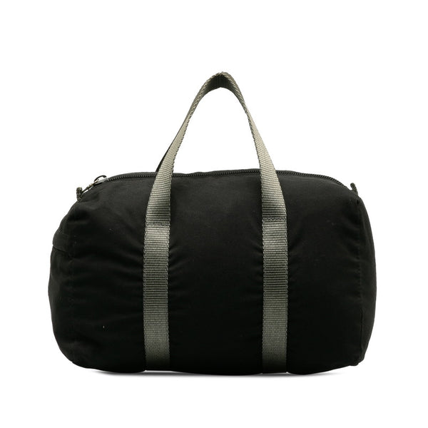 プラダ スポーツ ミニ ハンドバッグ 3N1000 ブラック グレー ナイロン レディース PRADA 【中古】