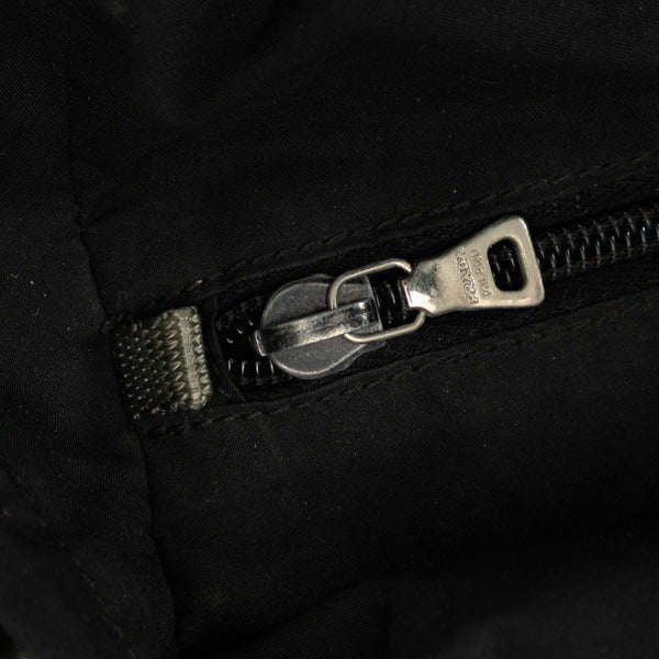 プラダ スポーツ ミニ ハンドバッグ 3N1000 ブラック グレー ナイロン レディース PRADA 【中古】