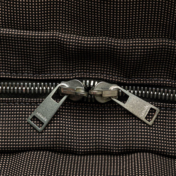 エルメス エールライン トートMM トートバッグ グレー キャンバス レディース HERMES 【中古】