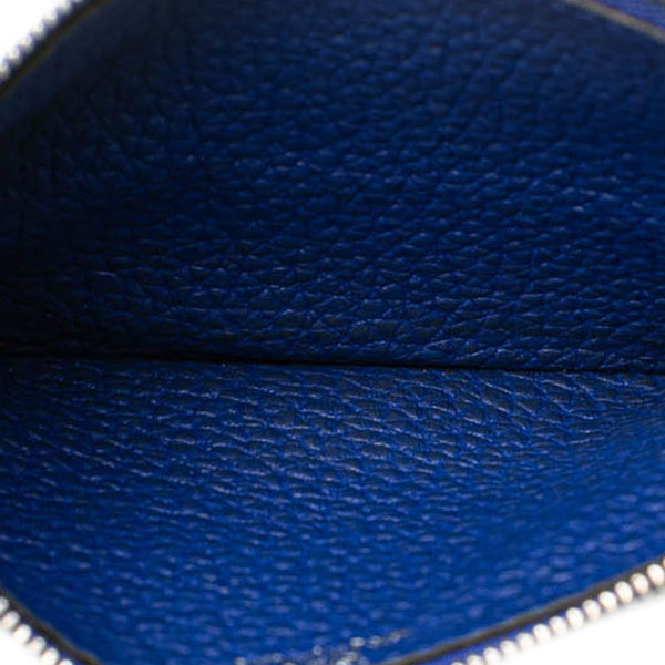 エルメス ドゴンGM 長財布 ブルー トゴ レディース HERMES 【中古】