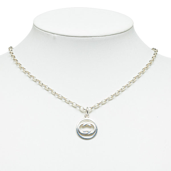 グッチ ドッピアG ネックレス 147749 SV925 シルバー レディース GUCCI 【中古】