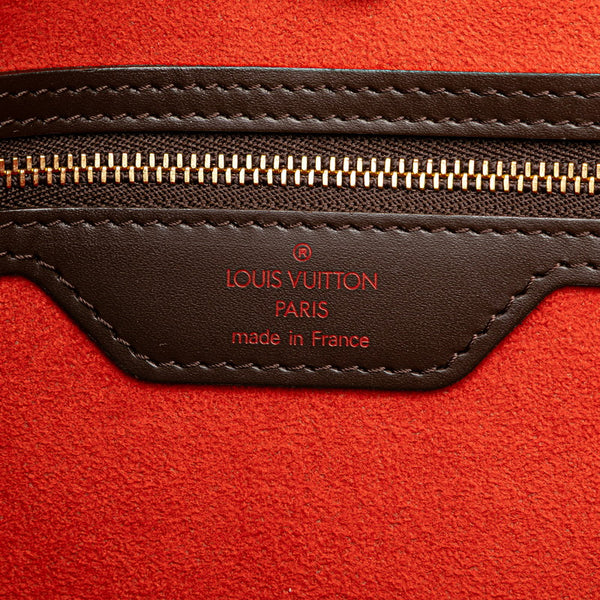 ルイ ヴィトン ダミエ マノスクGM トートバッグ N51120 ブラウン PVC レザー レディース LOUIS VUITTON 【中古】
