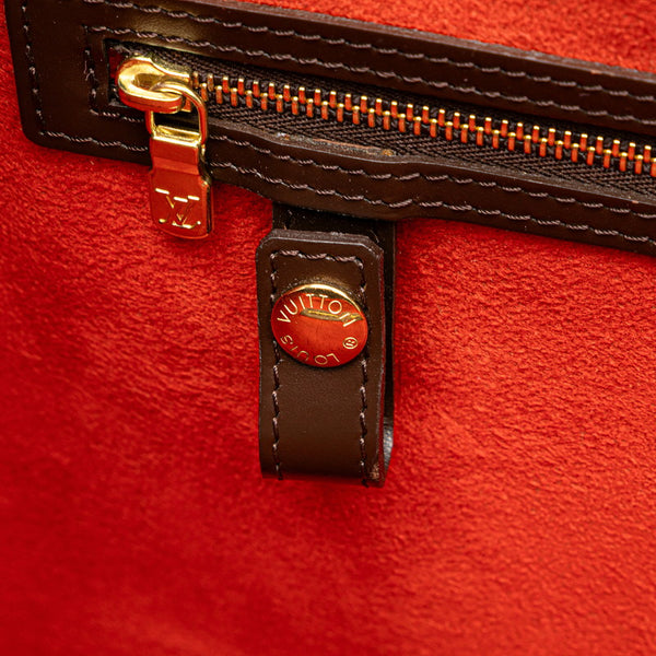 ルイ ヴィトン ダミエ マノスクGM トートバッグ N51120 ブラウン PVC レザー レディース LOUIS VUITTON 【中古】
