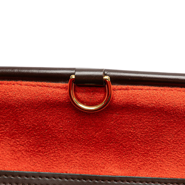 ルイ ヴィトン ダミエ マノスクGM トートバッグ N51120 ブラウン PVC レザー レディース LOUIS VUITTON 【中古】