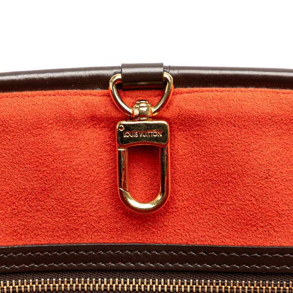 ルイ ヴィトン ダミエ マノスクGM トートバッグ N51120 ブラウン PVC レザー レディース LOUIS VUITTON 【中古】