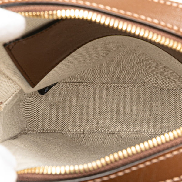 グッチ GGスプリーム インターロッキングG ボディバッグ ウエストバッグ 696016 ベージュ ブラウン PVC レザー メンズ GUCCI 【中古】