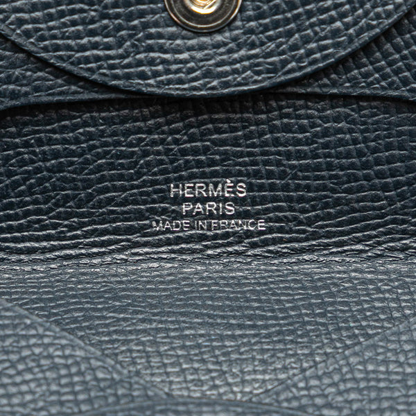 エルメス バスティア コインケース ブラック ヴォーエプソン レディース HERMES 【中古】