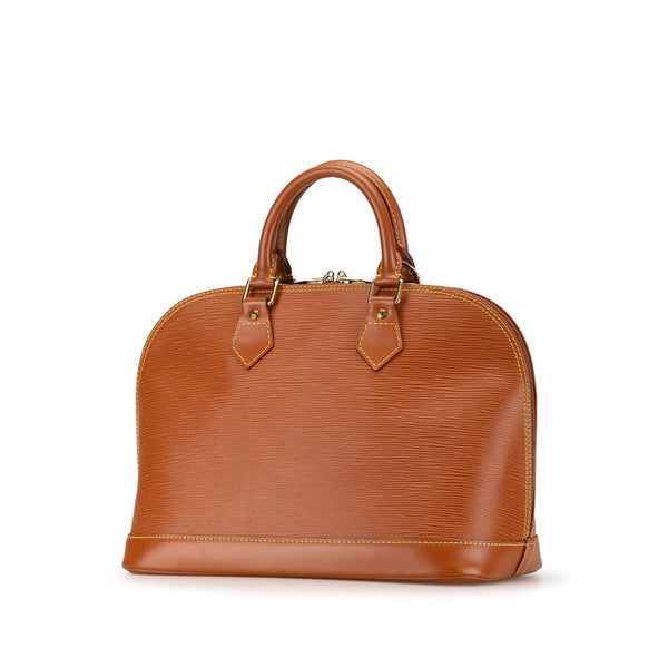ルイ ヴィトン エピ アルマ ハンドバッグ M52148 ジパングゴールド ブラウン レザー レディース LOUIS VUITTON 【中古】