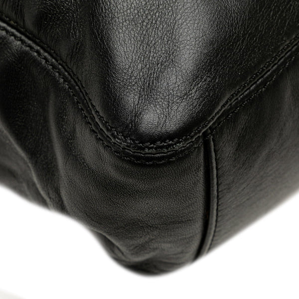 シャネル ココマーク ハンドバッグ トートバッグ ブラック ブラウン ラムスキン レディース CHANEL 【中古】