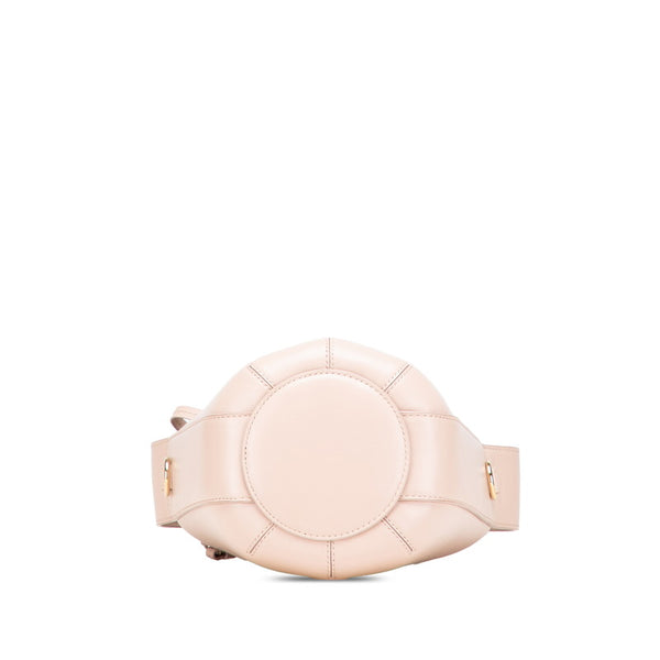 クロエ センスバケットバッグ ハンドバッグ ショルダーバッグ 2WAY ピンクベージュ レザー レディース Chloe 【中古】