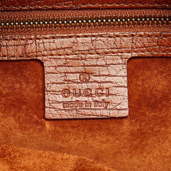 グッチ ホースビット ワンショルダーバッグ ハンドバッグ 115867 ブラウン レザー レディース GUCCI 【中古】