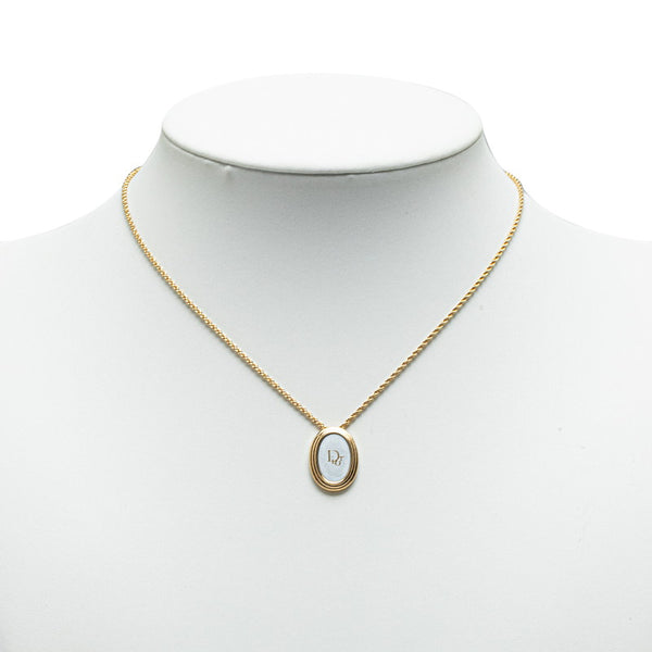 ディオール ロゴネックレス ゴールド メッキ レディース Dior 【中古】