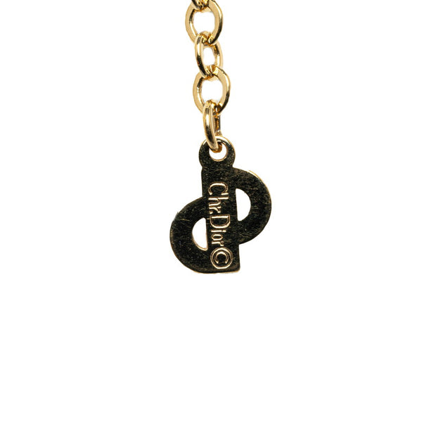 ディオール ロゴネックレス ゴールド メッキ レディース Dior 【中古】
