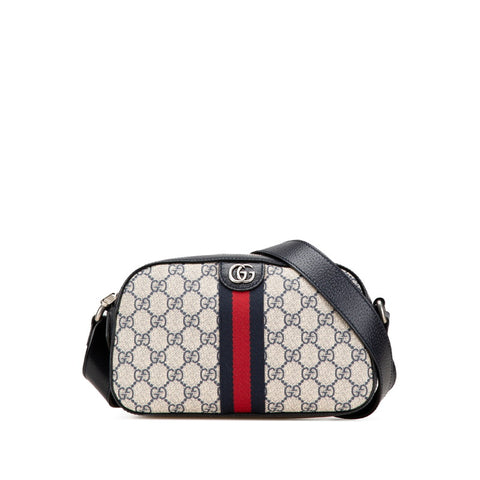 グッチ GGスプリーム オフディア 斜め掛け ショルダーバッグ 681064 ベージュ マルチカラー PVC レザー レディース GUCCI 【中古】