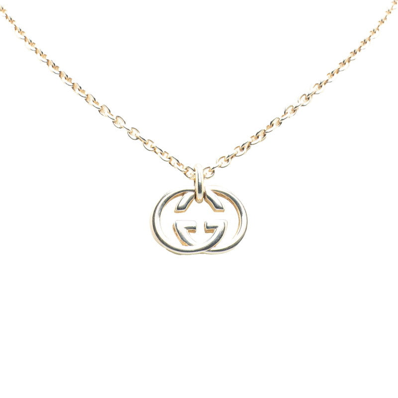 グッチ インターロッキングG チェーン ペンダントネックレス SV925 シルバー レディース GUCCI 【中古】