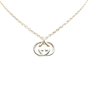グッチ インターロッキングG チェーン ペンダントネックレス SV925 シルバー レディース GUCCI 【中古】