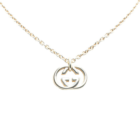 グッチ インターロッキングG チェーン ペンダントネックレス SV925 シルバー レディース GUCCI 【中古】