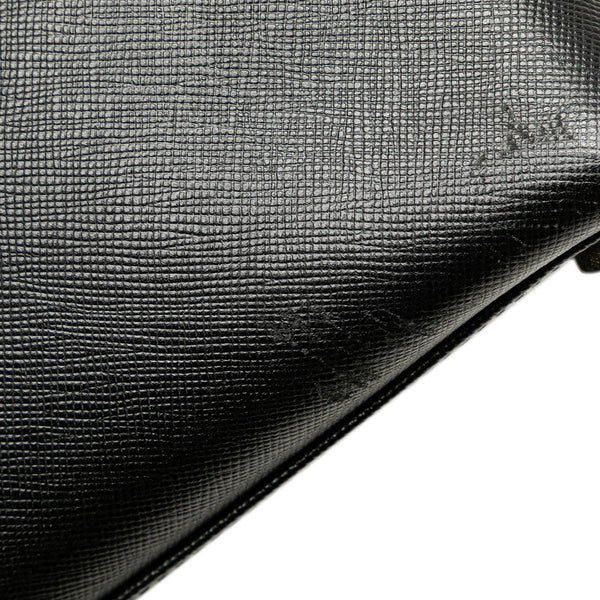 サルヴァトーレフェラガモ ガンチーニ ハンドバッグ ショルダーバッグ 2WAY AF-21 0290 ブラック レザー レディース Salvatore Ferragamo 【中古】