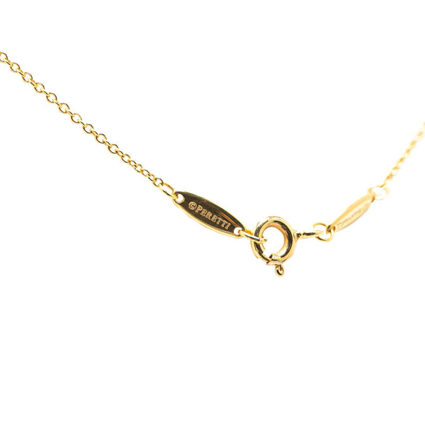 ティファニー バイザヤード ネックレス K18YG イエローゴールド レディース TIFFANY&Co. 【中古】