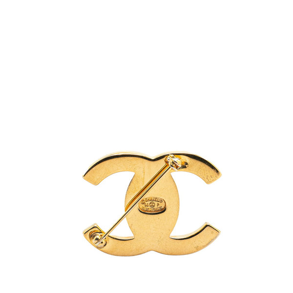 シャネル ヴィンテージ ターンロック ココマーク ブローチ ゴールド メッキ レディース CHANEL 【中古】