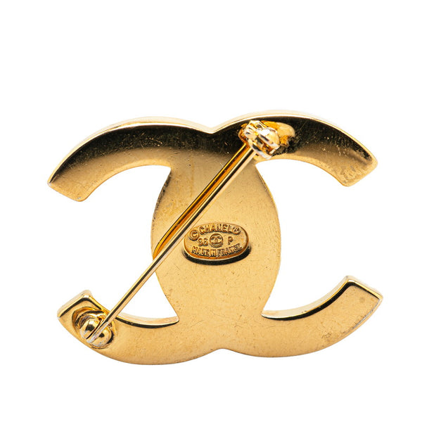 シャネル ヴィンテージ ターンロック ココマーク ブローチ ゴールド メッキ レディース CHANEL 【中古】