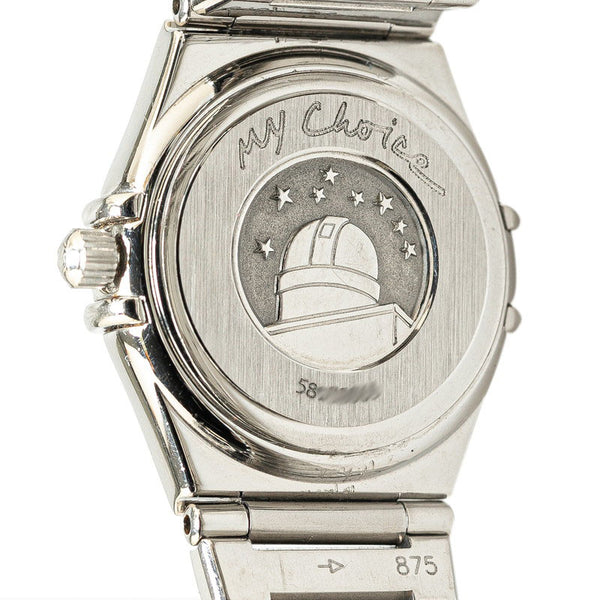 オメガ コンステレーションミニ マイチョイス 腕時計 1566 76 クオーツ ホワイト文字盤 ステンレススチール レディース OMEGA 【中古】