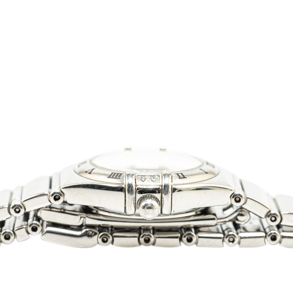 オメガ コンステレーションミニ マイチョイス 腕時計 1566 76 クオーツ ホワイト文字盤 ステンレススチール レディース OMEGA 【中古】