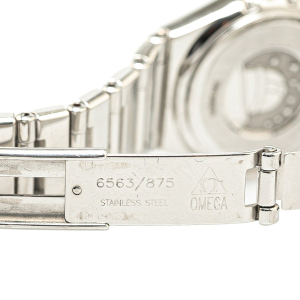 オメガ コンステレーションミニ マイチョイス 腕時計 1566 76 クオーツ ホワイト文字盤 ステンレススチール レディース OMEGA 【中古】