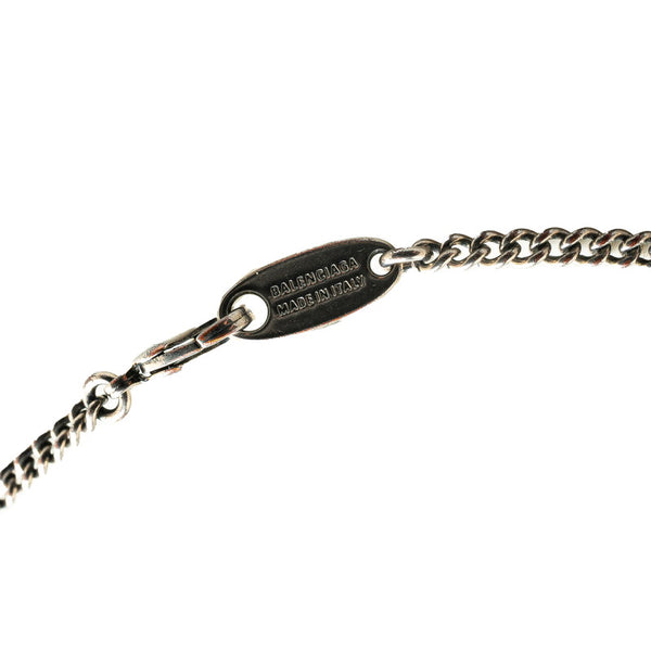 バレンシアガ BB ICON ネックレス シルバー メタル レディース BALENCIAGA 【中古】