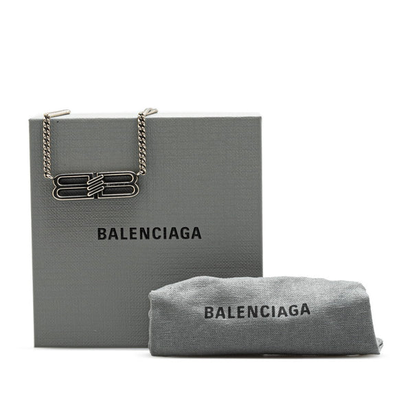 バレンシアガ BB ICON ネックレス シルバー メタル レディース BALENCIAGA 【中古】