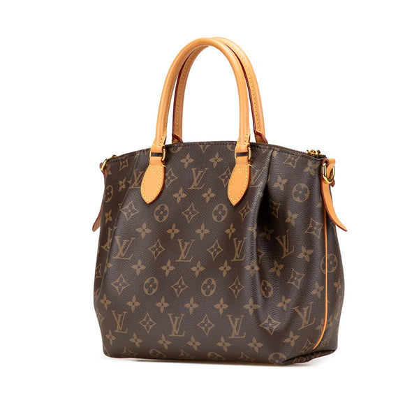 ルイ ヴィトン モノグラム テュレンPM ハンドバッグ ショルダーバッグ 2WAY M48813 ブラウン PVC レザー レディース LOUIS VUITTON 【中古】