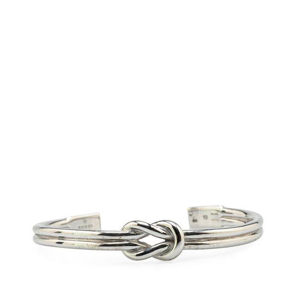 グッチ ノット バングル シルバー SV925 シルバー レディース GUCCI 【中古】