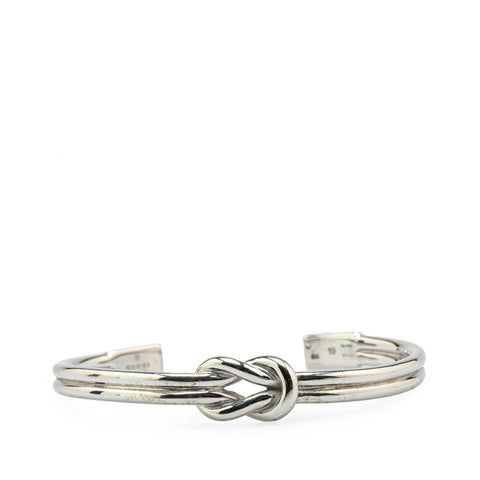 グッチ ノット バングル シルバー SV925 シルバー レディース GUCCI 【中古】