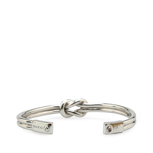 グッチ ノット バングル シルバー SV925 シルバー レディース GUCCI 【中古】