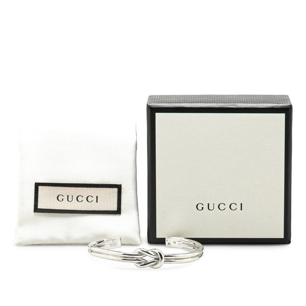 グッチ ノット バングル シルバー SV925 シルバー レディース GUCCI 【中古】