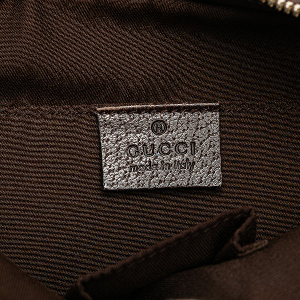 グッチ GGキャンバス プリンシー ショルダーバッグ 162895 ベージュ ブラウン レザー キャンバス レディース GUCCI 【中古】