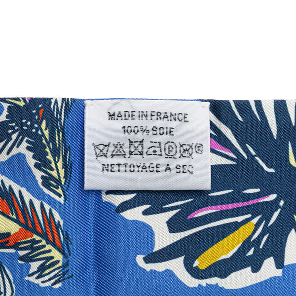 エルメス ツイリー RAYURES D'ETE スカーフ ホワイト マルチカラー シルク レディース HERMES 【中古】