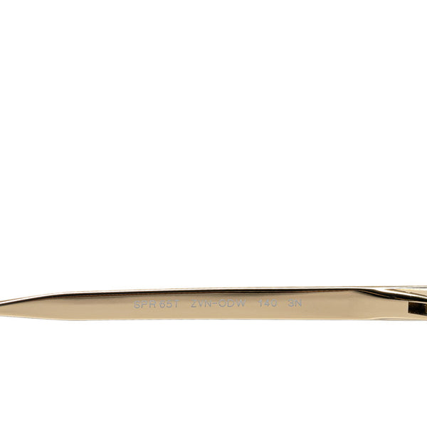 プラダ ラウンド型 サングラス SPR65T ブラウン ゴールド メッキ プラスチック レディース PRADA 【中古】