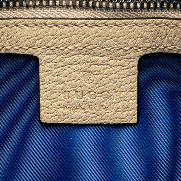 グッチ GGナイロン オブ ザ グリッド ボディバッグ ウエストバッグ 631342 ブルー ベージュ ナイロン レザー レディース GUCCI 【中古】