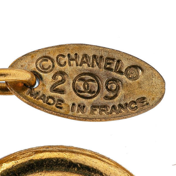シャネル ヴィンテージ ココマーク ラウンド ネックレス ゴールド メッキ レディース CHANEL 【中古】