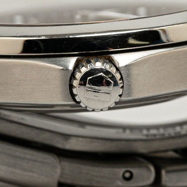 タグホイヤー リンク キャリバー6 腕時計 WJF211A 自動巻き ブラック文字盤 ステンレススチール メンズ TAG HEUER 【中古】