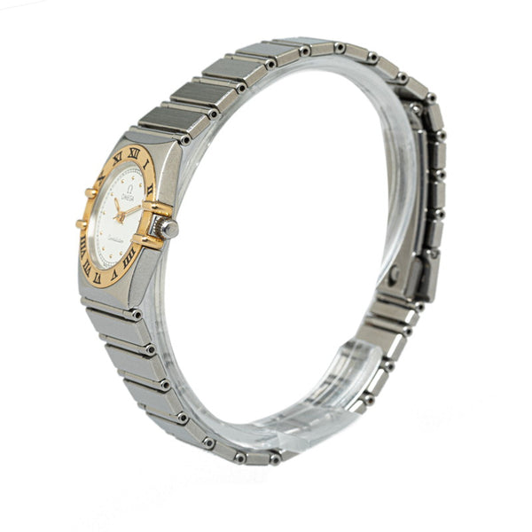 オメガ コンステレーション 腕時計 795.1080 クオーツ ホワイト文字盤 ステンレススチール レディース OMEGA 【中古】