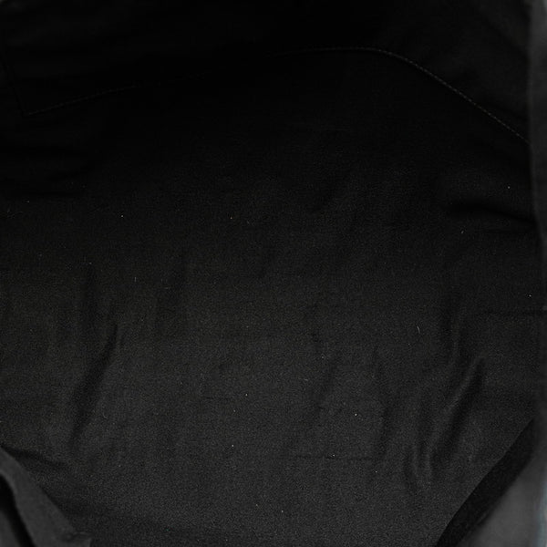 グッチ GGキャンバス シェリーライン トートバッグ 189669 ブラック キャンバス レザー レディース GUCCI 【中古】