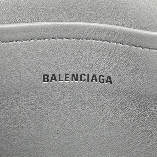 バレンシアガ イビザスモール ハンドバッグ ショルダーバッグ 2WAY 695612 グレー キャンバス レディース BALENCIAGA 【中古】