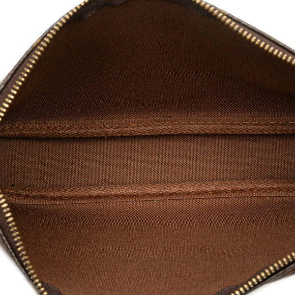 ルイ ヴィトン モノグラム ポシェット アクセソワール アクセサリーポーチ M51980 ブラウン PVC レザー レディース LOUIS VUITTON 【中古】