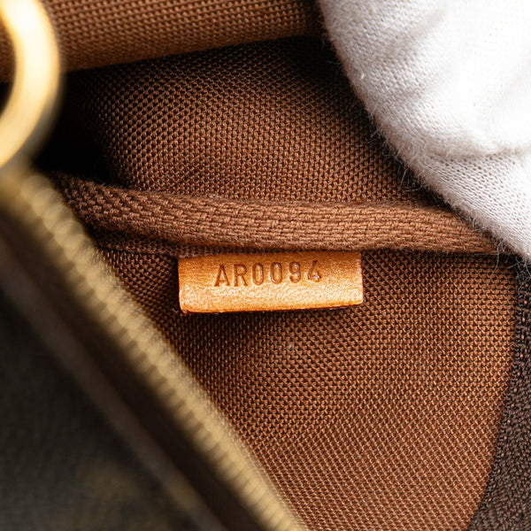 ルイ ヴィトン モノグラム ポシェット アクセソワール アクセサリーポーチ M51980 ブラウン PVC レザー レディース LOUIS VUITTON 【中古】